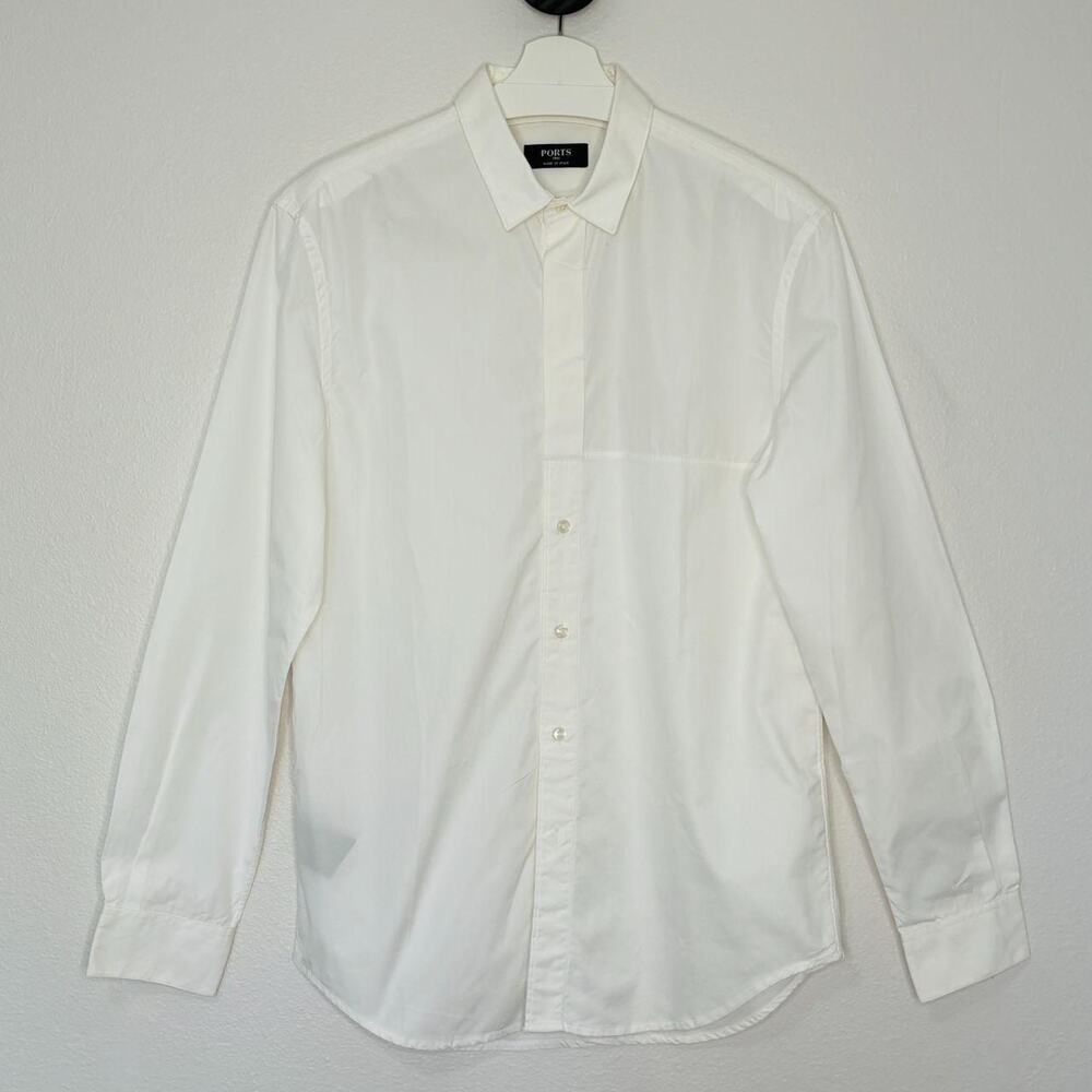 Ports 1961 White Button Up Shirt L/41